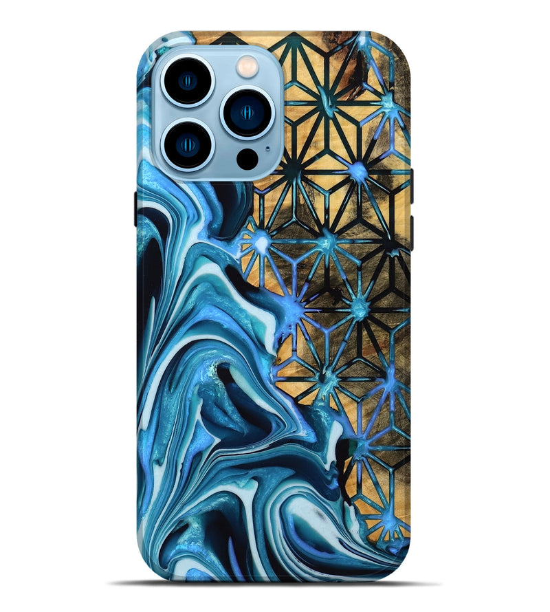iPhone 14 Pro Max Wood Live Edge Phone Case - Mervin (Pattern, 749338)