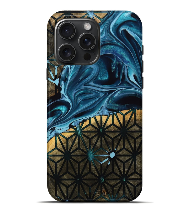 iPhone 16 Pro Max Wood Live Edge Phone Case - Kaaren (Pattern, 749344)