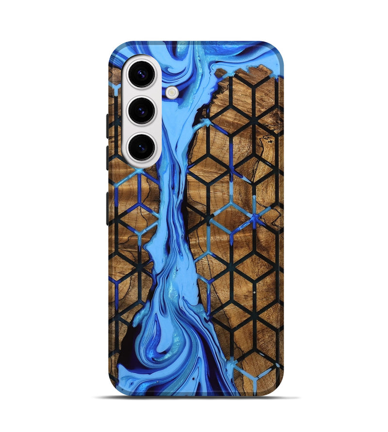 Galaxy S25 Wood Live Edge Phone Case - Leota (Pattern, 749362)