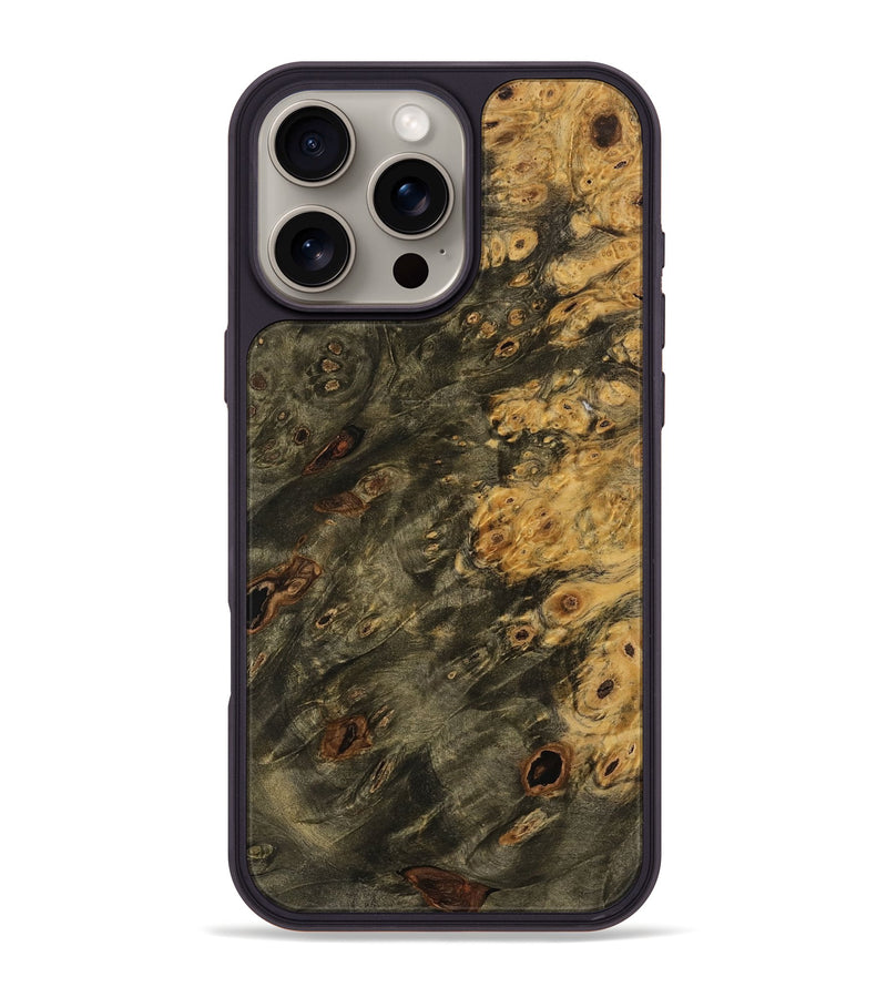 iPhone 16 Pro Max Wood Phone Case - Renita (Wood Burl, 749450)