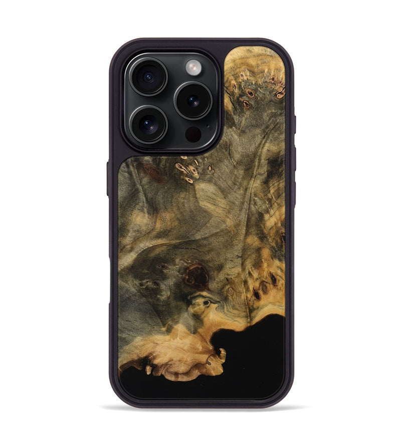 iPhone 16 Pro Wood Phone Case - Wyatt (Wood Burl, 749489)