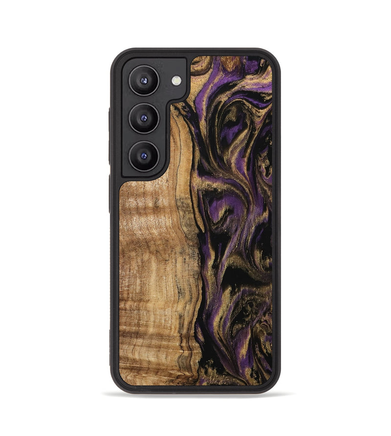 Galaxy S23 Wood Phone Case - Tennie (Purple, 749509)