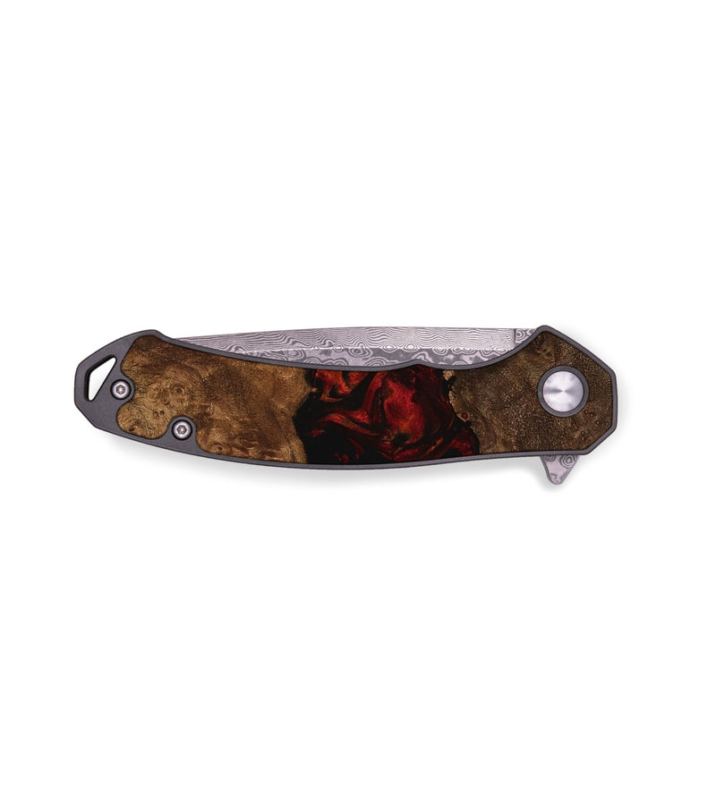 EDC Wood Pocket Knife - Kimora (Red, 749524)