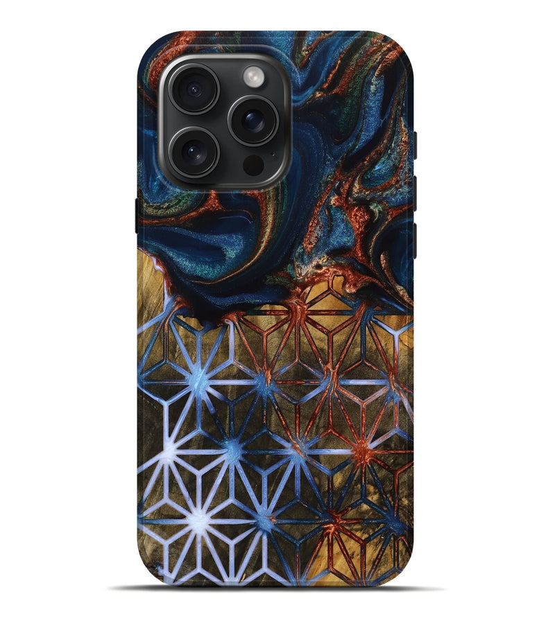 iPhone 16 Pro Max Wood Live Edge Phone Case - Dara (Pattern, 749641)