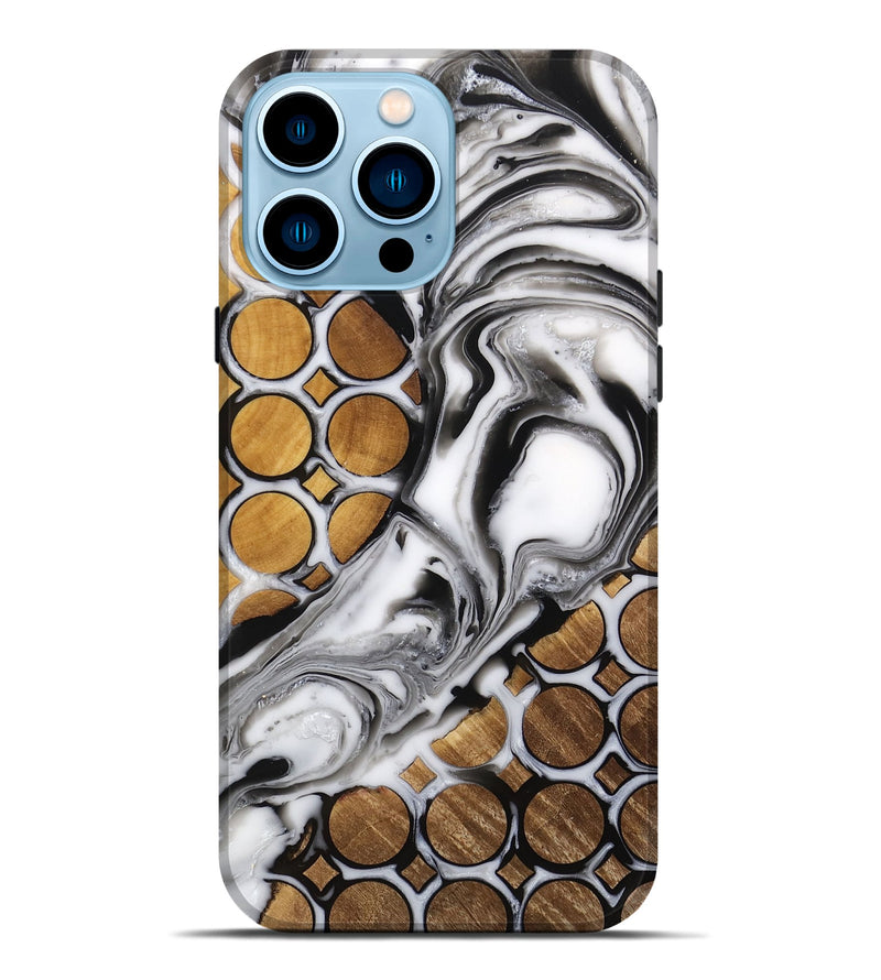 iPhone 14 Pro Max Wood Live Edge Phone Case - Leann (Pattern, 749645)