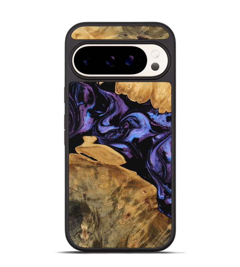 Pixel 9 Wood Phone Case - Bryon (Purple, 749647)