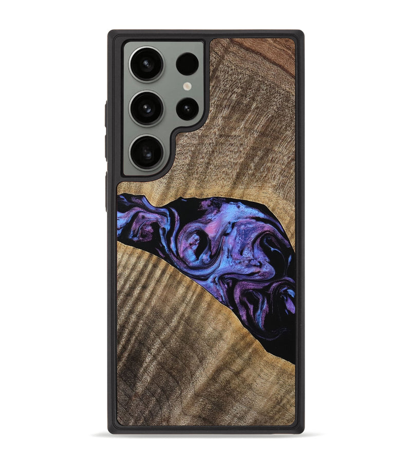 Galaxy S23 Ultra Wood Phone Case - Blanch (Purple, 749697)