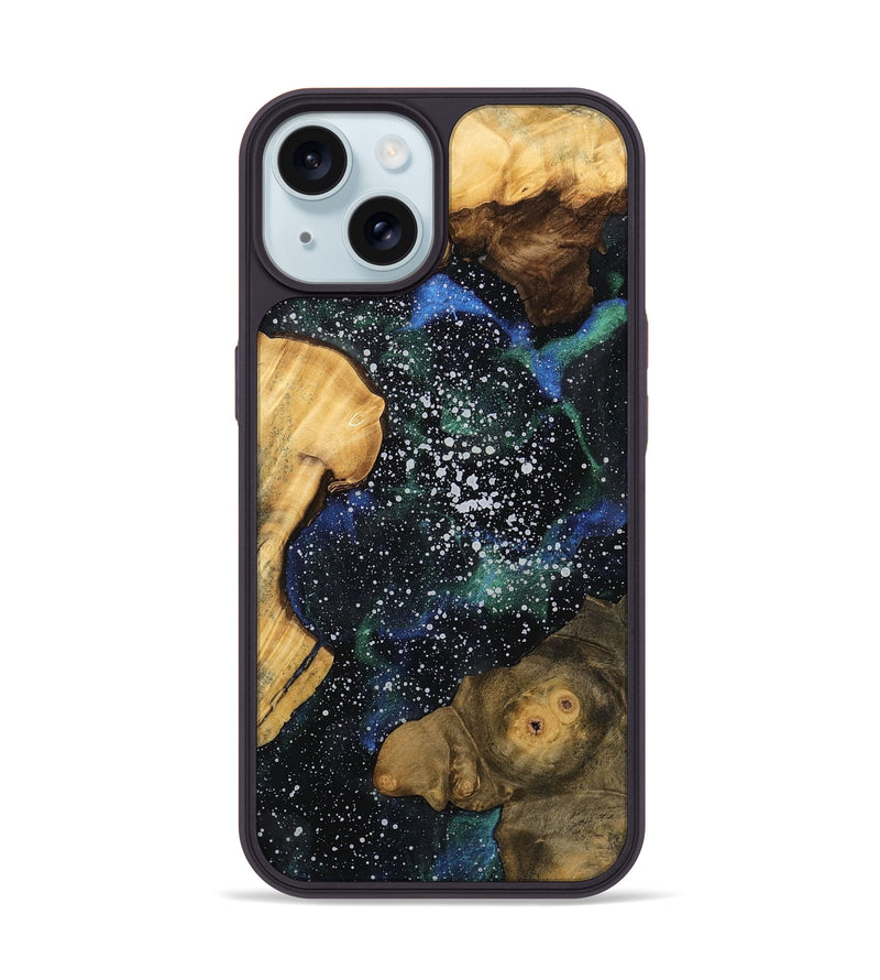 iPhone 15 Wood Phone Case - Latisha (Cosmos, 749720)