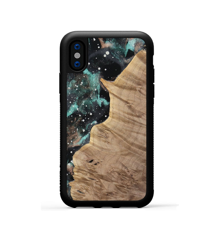 iPhone Xs Wood Phone Case - Isidore (Cosmos, 749759)