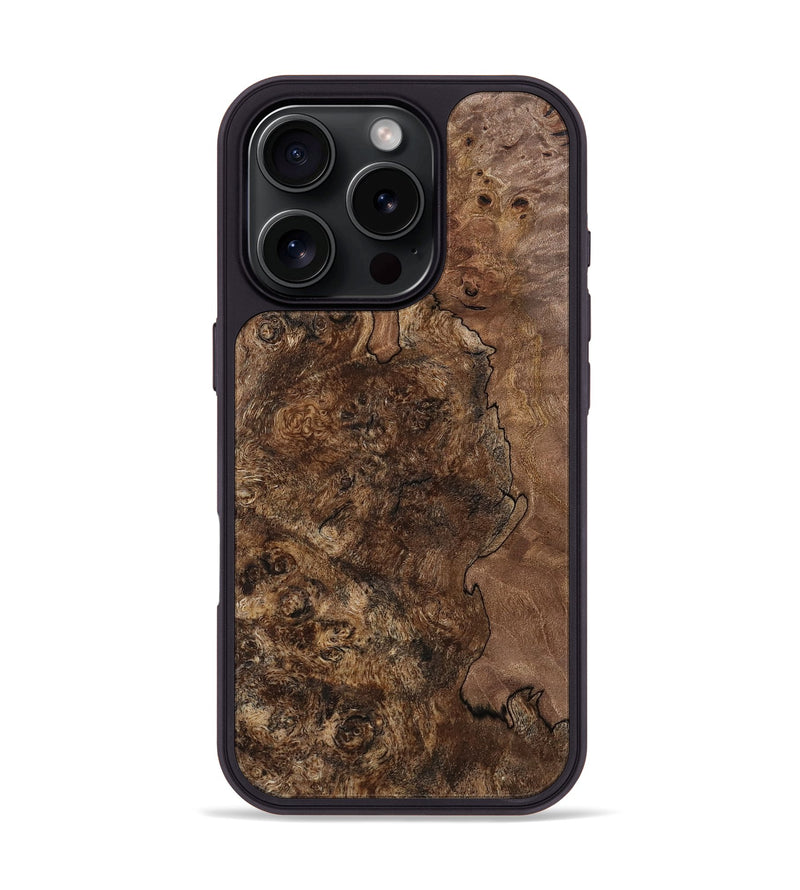 iPhone 16 Pro Wood Phone Case - Amiya (Wood Burl, 749798)