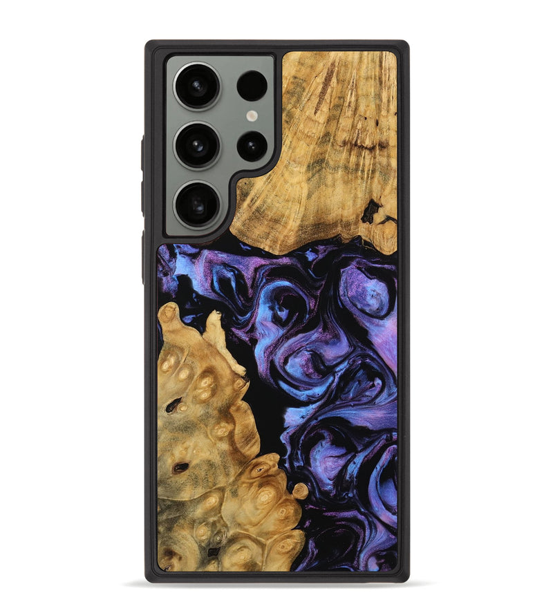 Galaxy S23 Ultra Wood Phone Case - Tami (Purple, 749805)