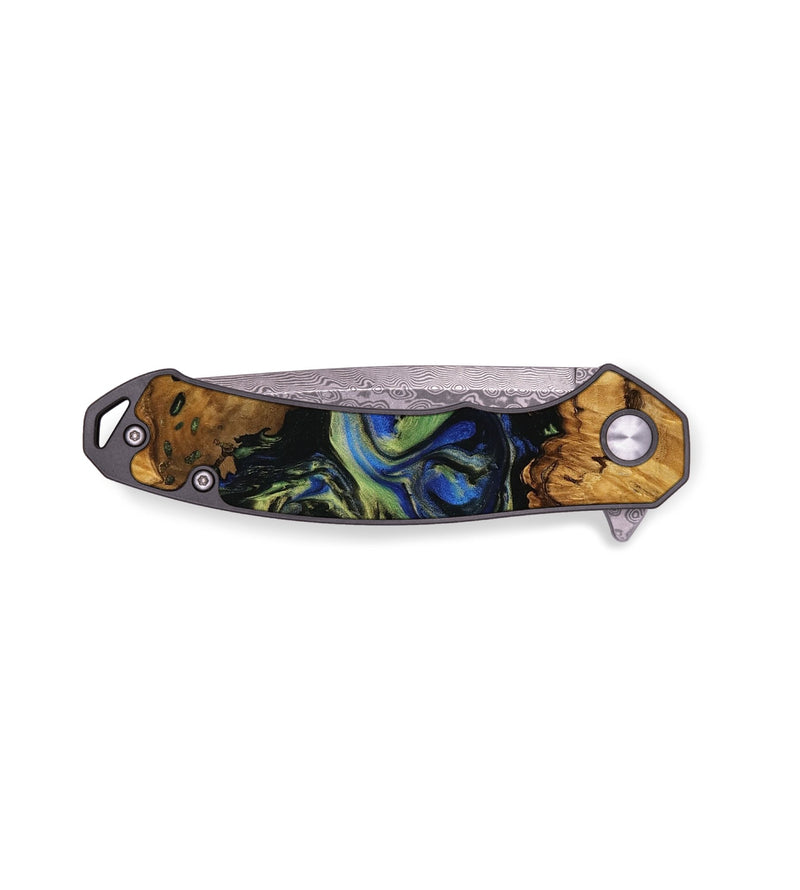 EDC Wood Pocket Knife - Camilo (Green, 749852)