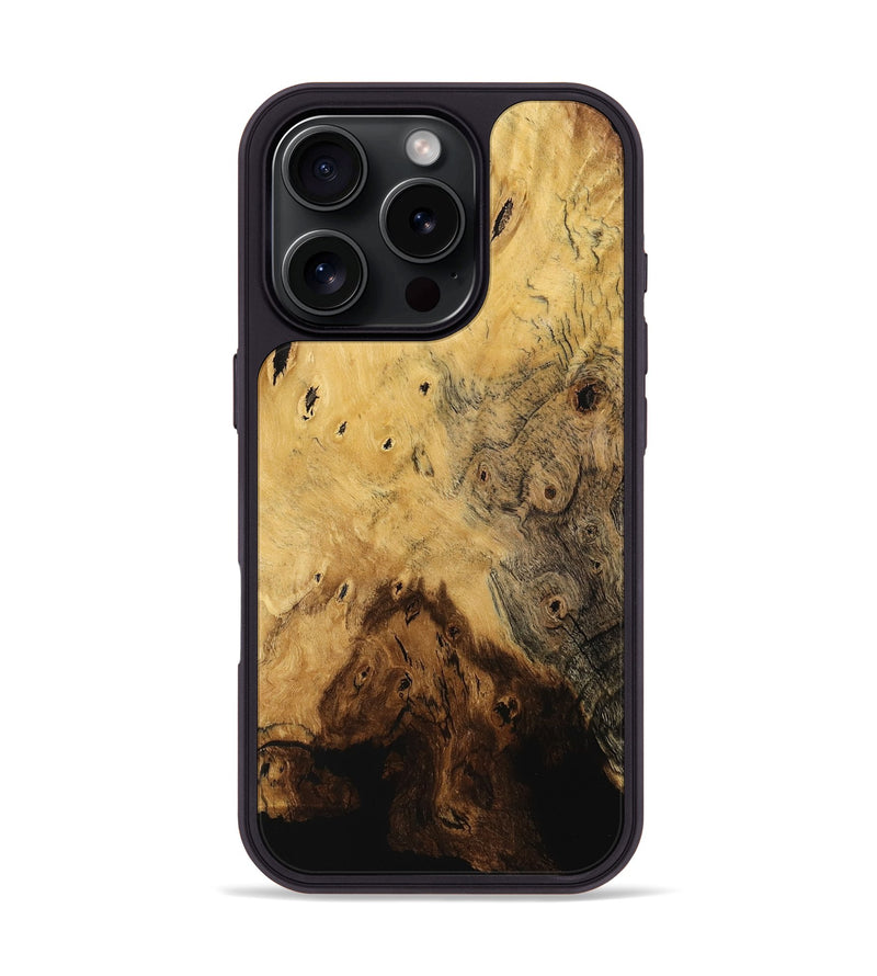 iPhone 16 Pro Wood Phone Case - Saundra (Wood Burl, 749879)