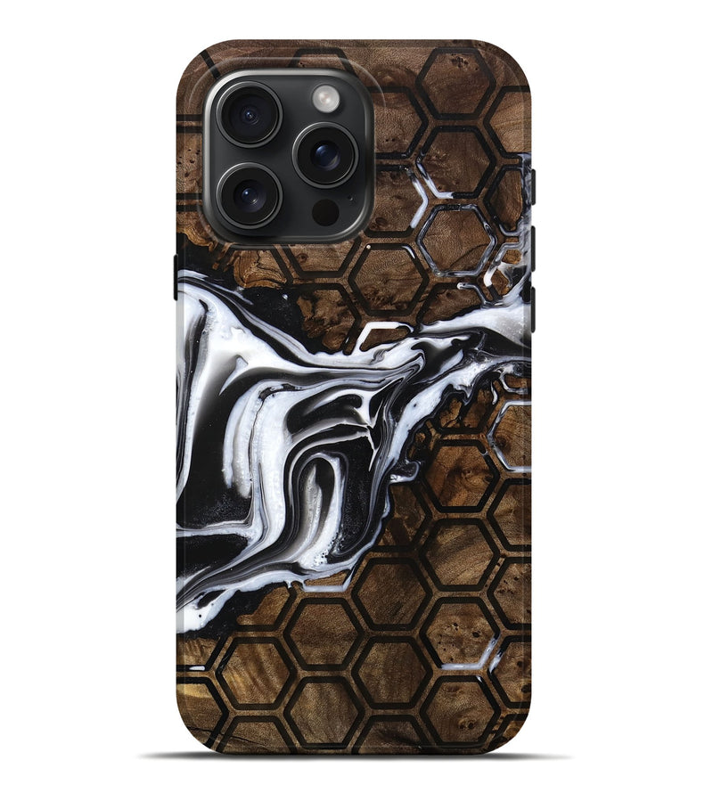 iPhone 16 Pro Max Wood Live Edge Phone Case - Asa (Pattern, 749925)