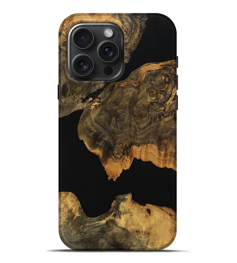 iPhone 16 Pro Max Wood Live Edge Phone Case - Amina (Wood Burl, 749928)