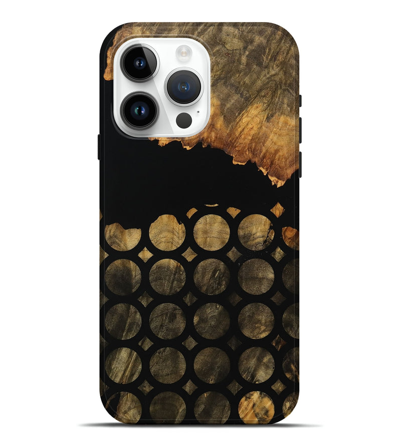 iPhone 15 Pro Max Wood Live Edge Phone Case - Vienna (Pattern, 749935)