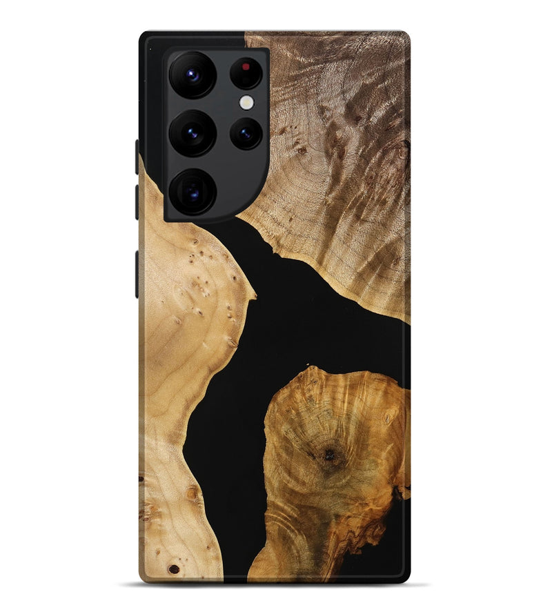 Galaxy S22 Ultra Wood Live Edge Phone Case - Curley (Wood Burl, 749936)
