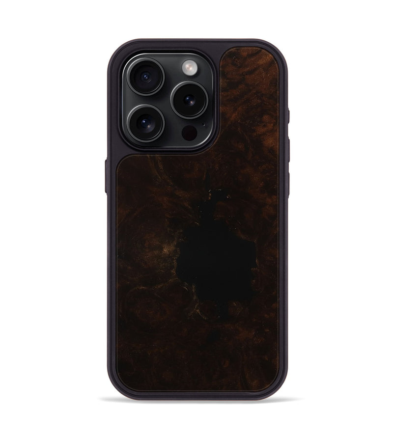 iPhone 15 Pro Wood Phone Case - Boston (Wood Burl, 750006)