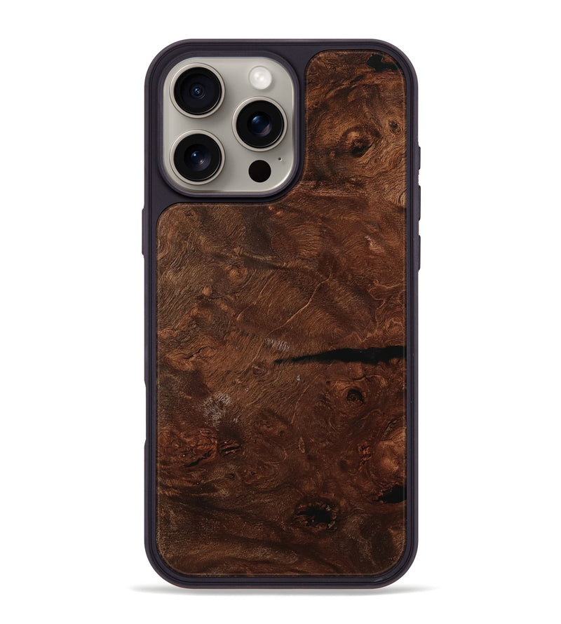 iPhone 16 Pro Max Wood Phone Case - Mollie (Wood Burl, 750104)