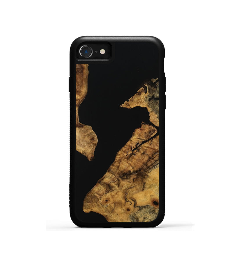 iPhone SE Wood Phone Case - Navy (Wood Burl, 750131)