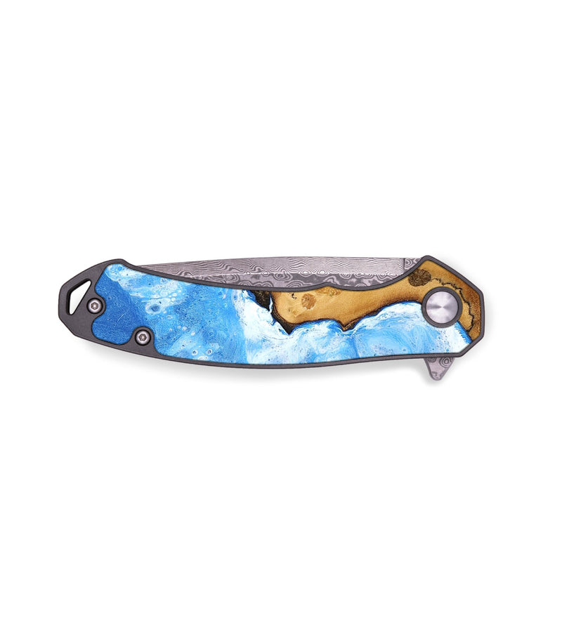 EDC Wood Pocket Knife - Green (Coastal, 750162)
