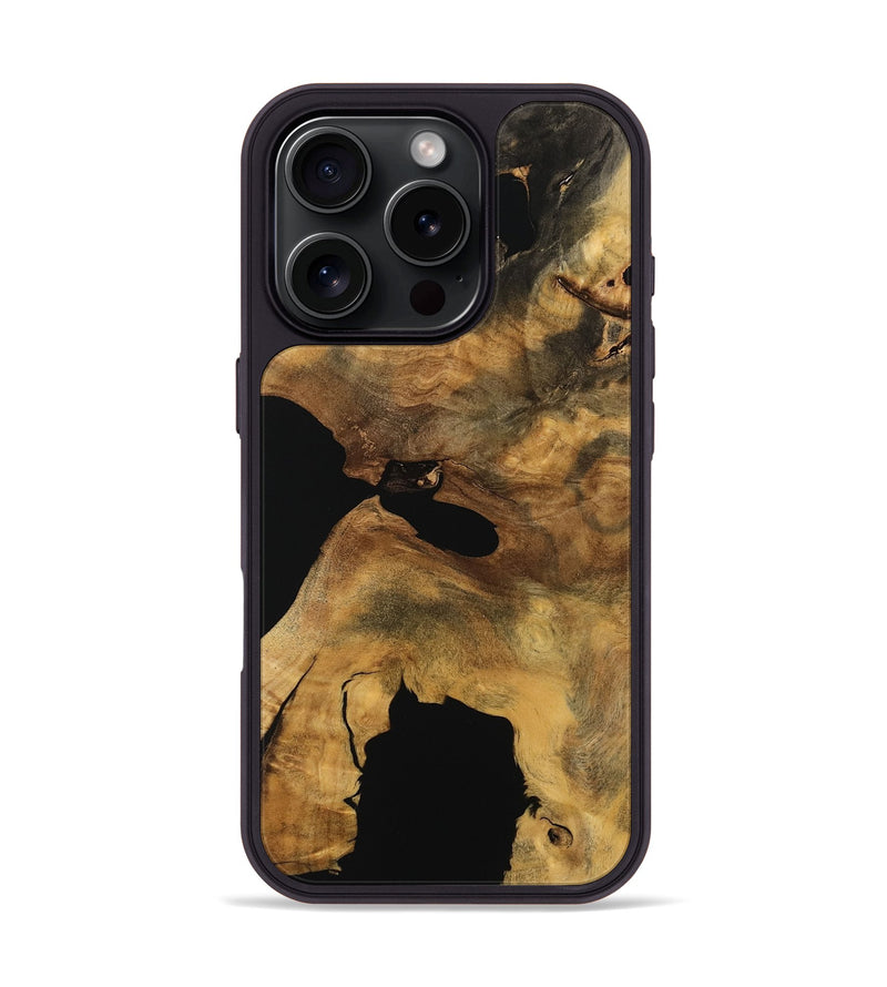 iPhone 16 Pro Wood Phone Case - Reba (Wood Burl, 750185)