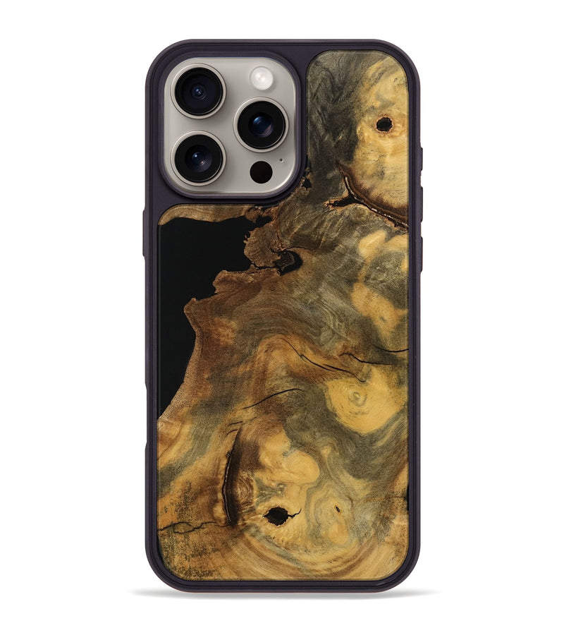 iPhone 16 Pro Max Wood Phone Case - Erika (Wood Burl, 750208)