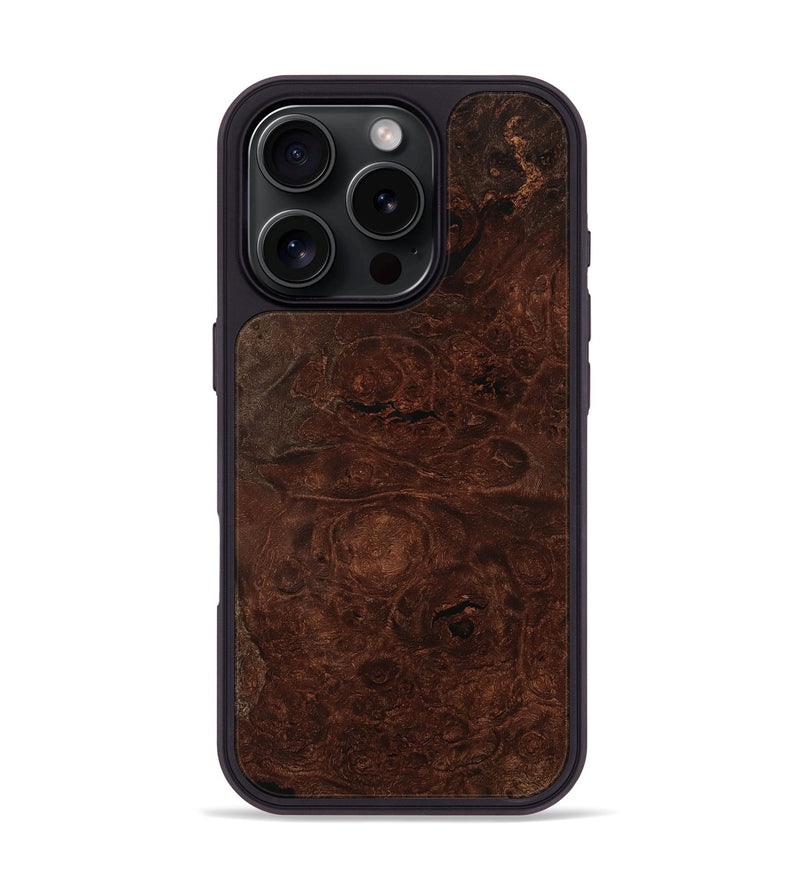 iPhone 16 Pro Wood Phone Case - Zander (Wood Burl, 750210)