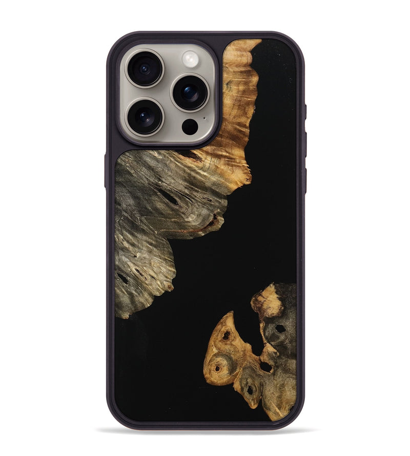 iPhone 15 Pro Max Wood Phone Case - Maya (Wood Burl, 750221)