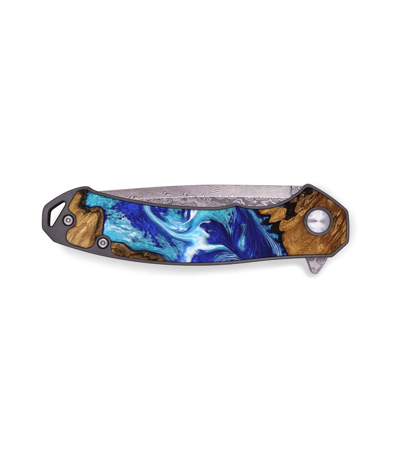 EDC Wood Pocket Knife - Milford (Blue, 750234)