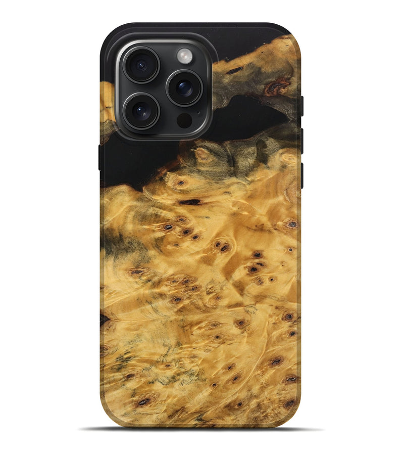 iPhone 16 Pro Max Wood Live Edge Phone Case - Alexis (Wood Burl, 750305)
