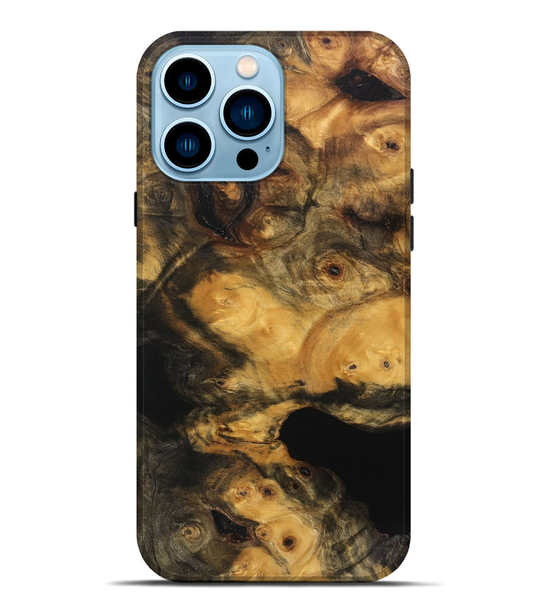 iPhone 14 Pro Max Wood Live Edge Phone Case - Devonte (Wood Burl, 750306)