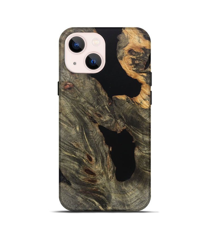 iPhone 13 mini Wood Live Edge Phone Case - Syreeta (Wood Burl, 750309)