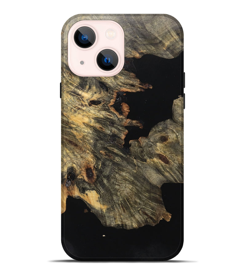 iPhone 14 Plus Wood Live Edge Phone Case - Aiden (Wood Burl, 750311)