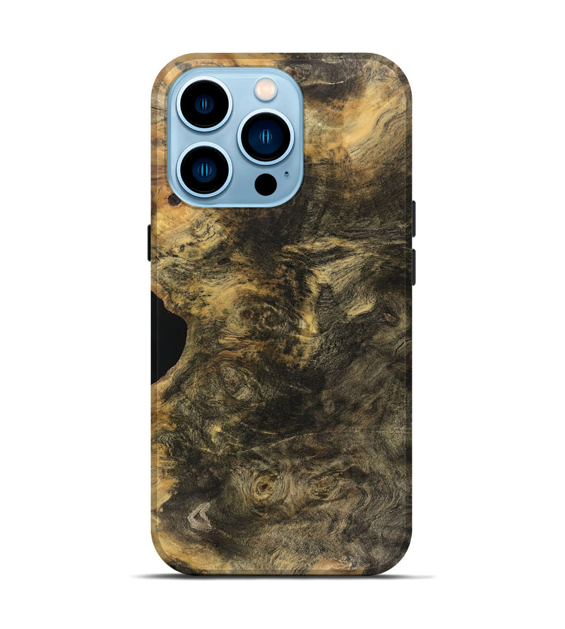 iPhone 14 Pro Wood Live Edge Phone Case - Iliana (Wood Burl, 750317)