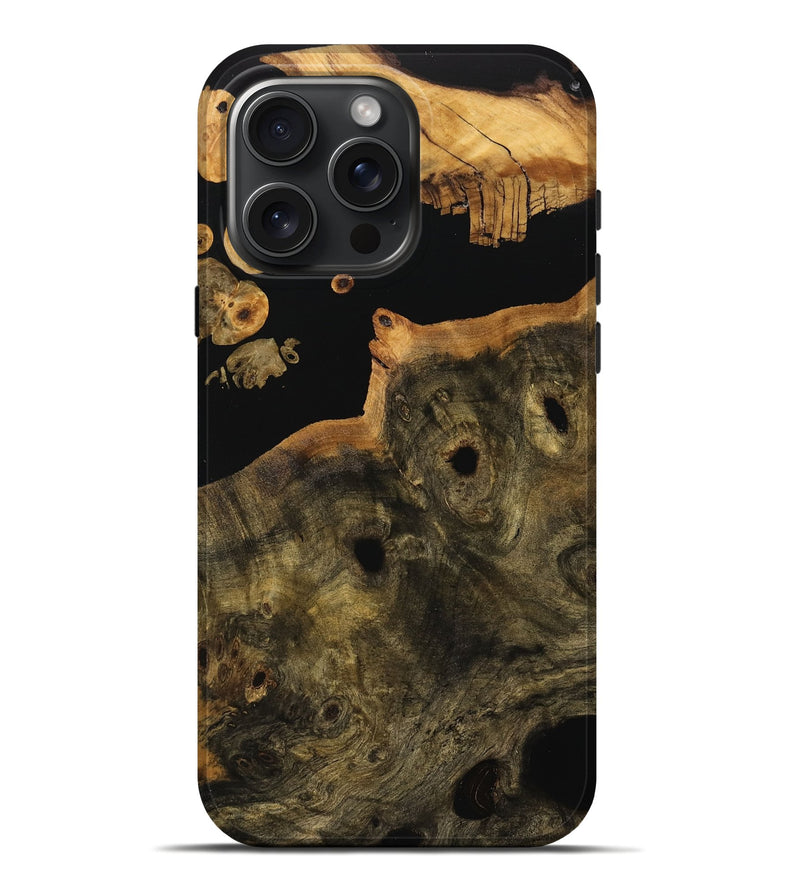iPhone 16 Pro Max Wood Live Edge Phone Case - Alda (Wood Burl, 750322)