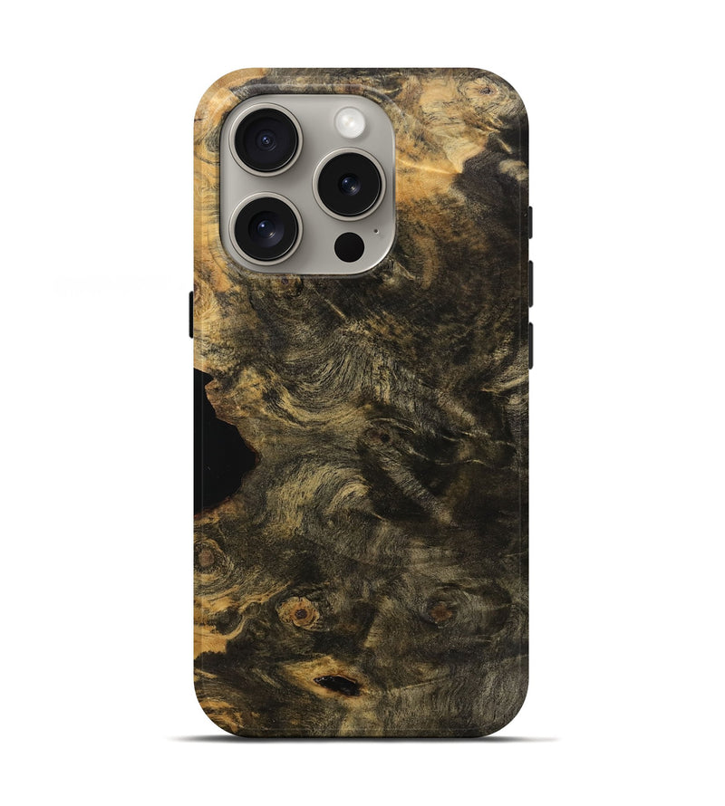 iPhone 16 Pro Wood Live Edge Phone Case - Desiree (Wood Burl, 750343)