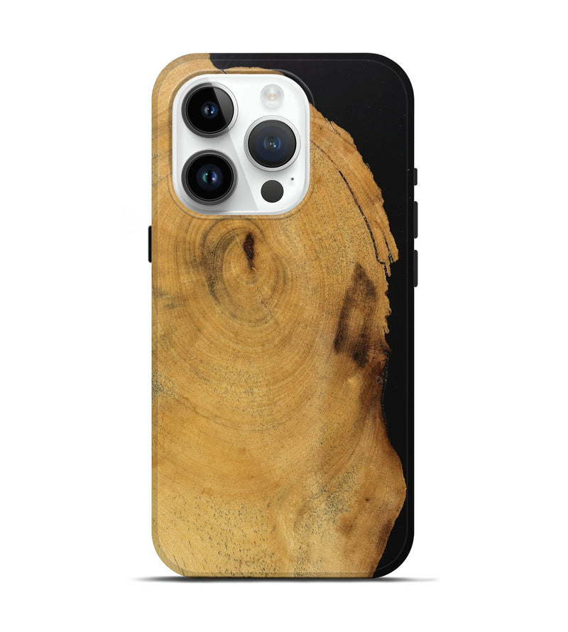 iPhone 15 Pro Wood Live Edge Phone Case - Leila (Wood Burl, 750348)