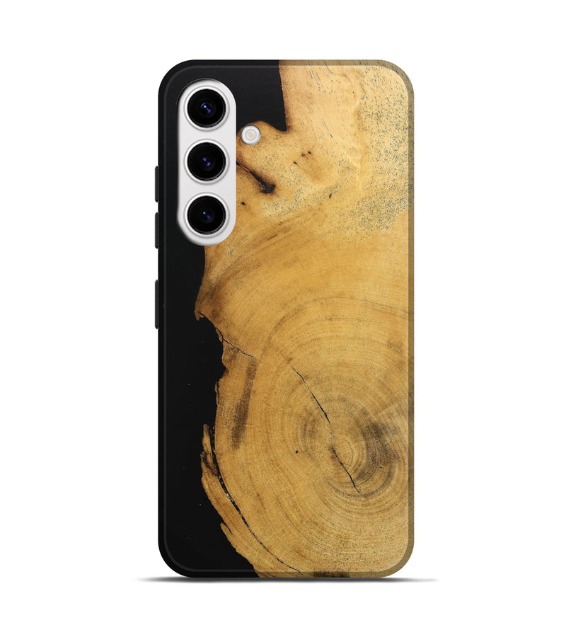 Galaxy S25 Wood Live Edge Phone Case - Milo (Wood Burl, 750350)