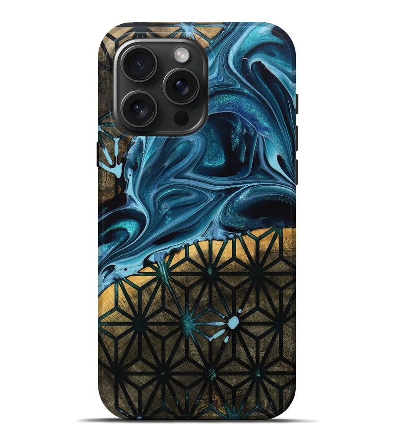 iPhone 16 Pro Max Wood Live Edge Phone Case - Bailey (Pattern, 750352)