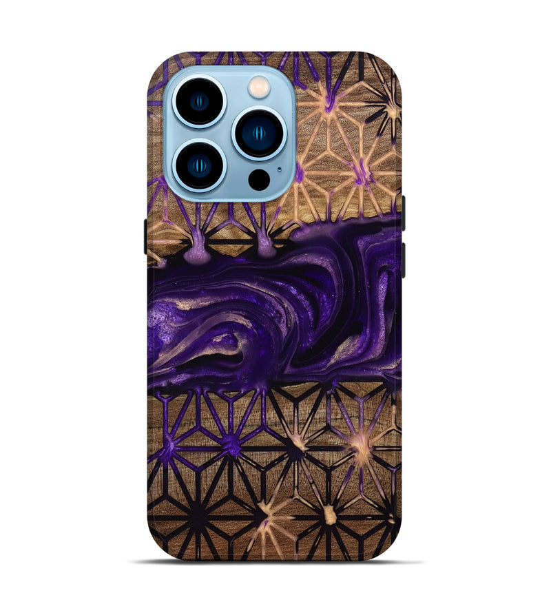 iPhone 14 Pro Wood Live Edge Phone Case - Debbie (Pattern, 750356)