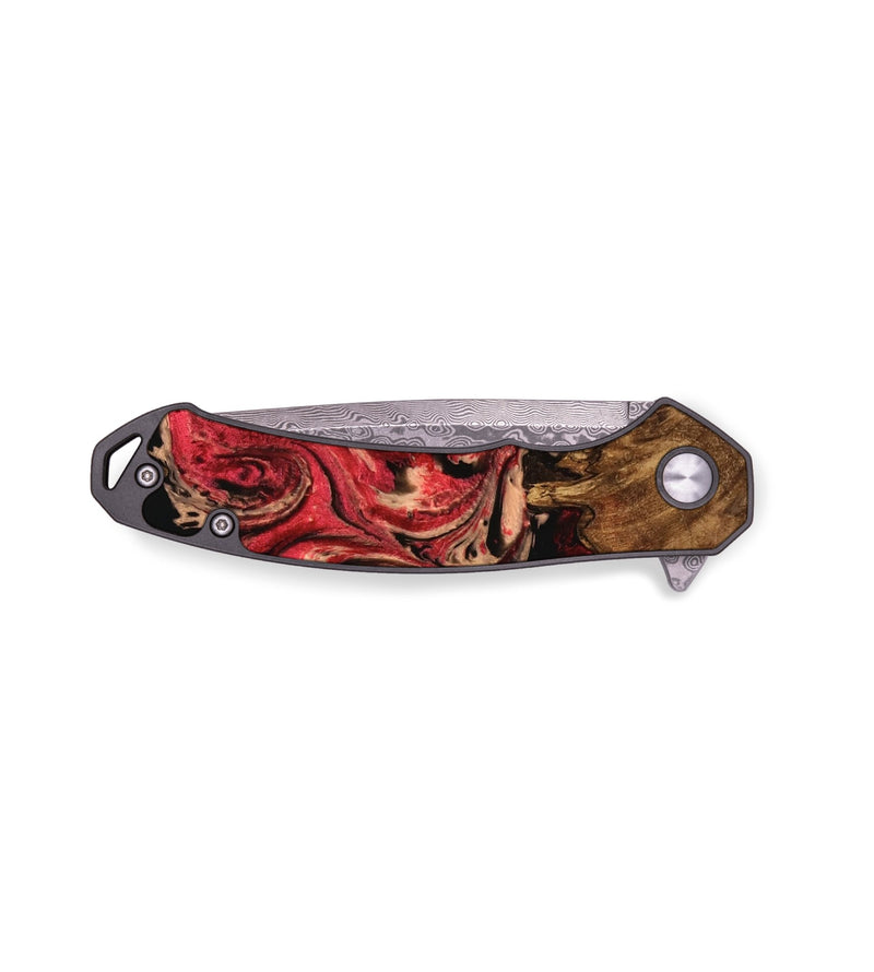 EDC Wood Pocket Knife - Nathan (Red, 750463)