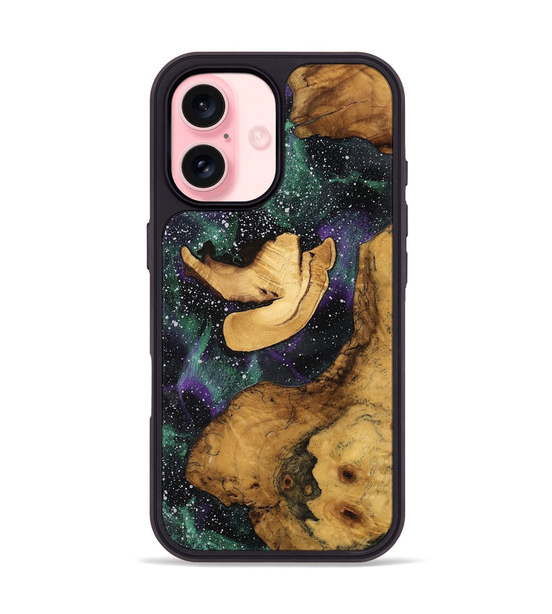 iPhone 16 Wood Phone Case - Mintie (Cosmos, 750543)