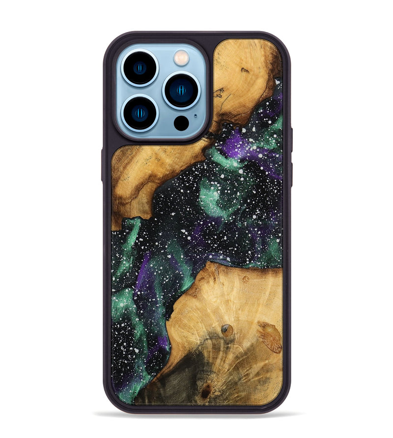 iPhone 14 Pro Max Wood Phone Case - Doretha (Cosmos, 750568)