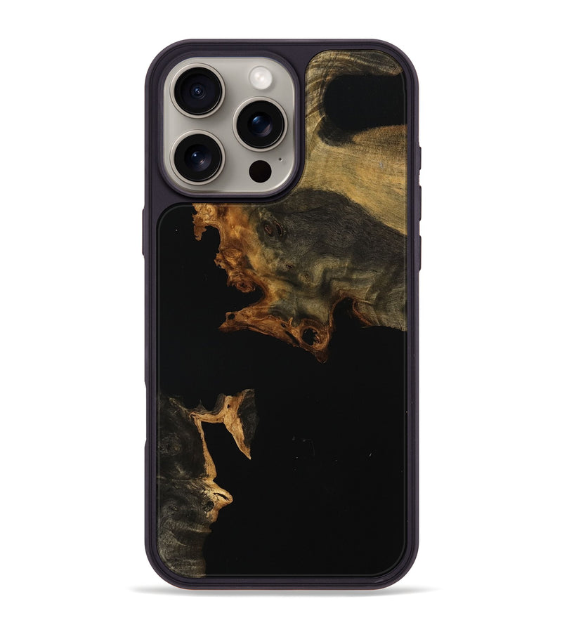 iPhone 16 Pro Max Wood Phone Case - Keara (Wood Burl, 750570)
