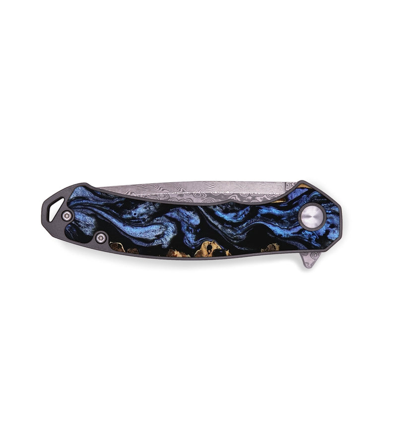 EDC Wood Pocket Knife - Lyn (Blue, 750577)