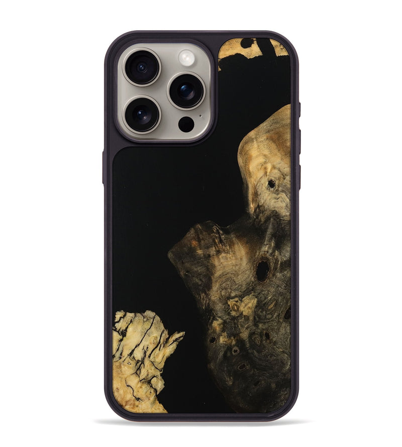 iPhone 15 Pro Max Wood Phone Case - Cletus (Wood Burl, 750586)