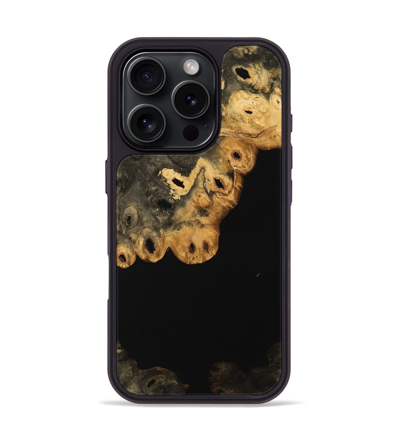 iPhone 16 Pro Wood Phone Case - Kiaan (Wood Burl, 750623)