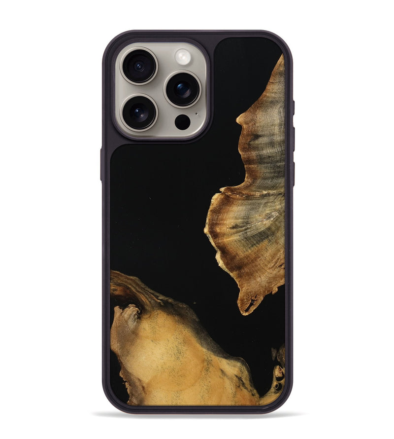 iPhone 15 Pro Max Wood Phone Case - Brayan (Wood Burl, 750626)