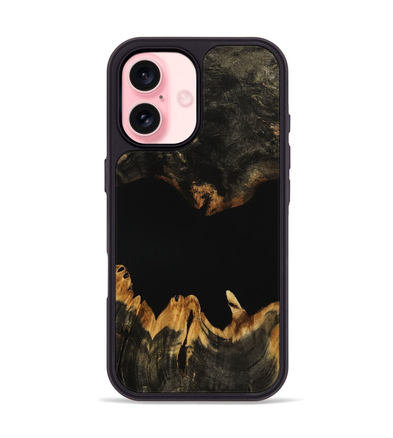 iPhone 16 Wood Phone Case - Bobbi (Wood Burl, 750627)